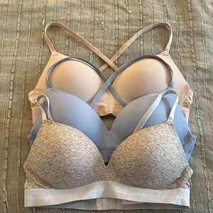 PINK Victoria's Secret 38B Wear Everywhere Wireless Push-up Bra Set